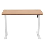 Amazon Basics Sitz-Steh-Schreibtisch, elektrisch höhenverstellbar, 120 x...