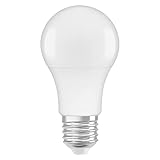 OSRAM LED Lampe mit E27 Sockel, Tageslicht (6500K), klassiche Birnenform,...