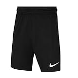 Nike Unisex-Child Dri-fit Park Shorts, Black/Black/White, XL