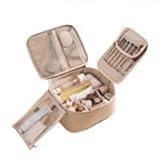 Kosmetiktasche Damen PU Make-up-Tasche Wasserdicht Kulturtasche Tragbar...