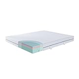 EGO HOME Matratze 90x200 cm Hoch 18cm H3-7-Zonen Kaltschaummatratze mit...