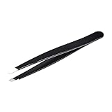 Amazon Basics Pinzette mit schräger Spitze, professionell, Edelstahl, zur...