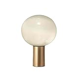 Artemide Laguna Tischleuchte aus satiniertem Messing, mundgeblasen, von...