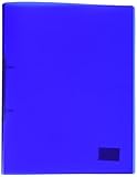 Kangaro Ringbuch Transparant Blau (PP, DIN A4, 2-Ringe 16mm O-Mechanik,...