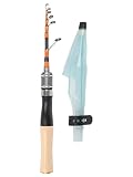 Gettimore Tragbare Teleskop-Angelrute, 150 cm, 7 Abschnitte,...