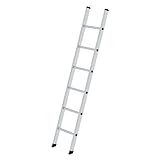 Aluminium-Anlegeleiter 6 Sprossen Arbeitshöhe bis ca. 3,00 m