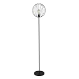 Industrial-Nordico Deckenfluter Rondo Stahl Schwarz 1 Licht E27