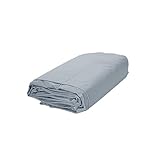 EVOLUTION Poolfolie Rund Grau 350x90cm 0,25mm Überlappend Austauschfolie...
