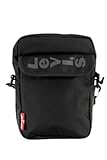 Levi's Men's Mini Crossbody Solid (Red Batwing) Cross Bag, Regular Black,...