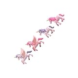 Parliky 4 Stück Teiliges Flying Horse und Einhorn Micro Landscape Deko...