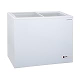 GastroHero Gefriertruhe ECO 200 I Tiefkühltruhe groß 197L I Kühltruhe...