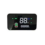 FUANA LED Digitaler Tacho Elektrisches Dreirad & E-für-Fahrrad, 48V-72V...