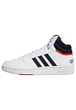 adidas Herren Hoops 3.0 Mid Sneakers, Ftwr White/Legend Ink/Vivid Red, 43...