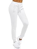 OZONEE Damen Jogginghose Hose Trainingshose Sporthose Freizeithose Motiv...