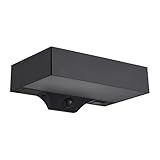 Nordlux Monay Square Solar Wandleuchte in Schwarz – Solarbetriebene...