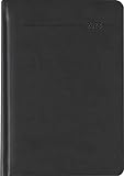 Wochenplaner Tucson schwarz 2023 - Büro-Kalender A5 - Cheftimer - black -...