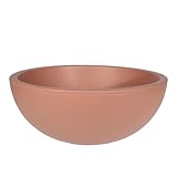 Kunststoff Pflanzschale rund Terracotta - 39 cm - Blumenkübel aus...