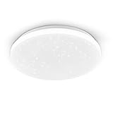 EGLO Deckenlampe Pogliola-S, Ø 31 cm, Kristalleffekt LED Deckenleuchte, 1...