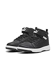 PUMA Unisex Kinder Rebound V6 Mid WTR Ac+ Ps Sneaker, Black White, 34 EU