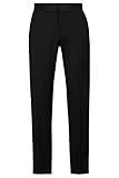 BOSS Herren H-Lenon-Tux-B1 Regular-Fit Smoking-Hose aus Schurwoll-Serge...