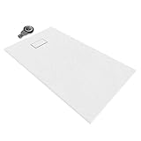 SMC BOREAL Duschwanne 140x90 cm, Extra Flache und Robuste Duschtasse 26MM...