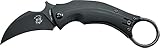 FOX FX-591 Messer Black Bird, schwarz, Griff 10 cm
