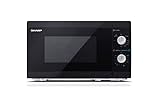 Sharp Mikrowelle YC-MG01E-B mit Grill 20L, 800W Mikrowellenleistung, 1000W...