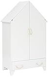 Puckdaddy Carlotta | Kleiderschrank 110x55x187cm | Kinderkleiderschrank...