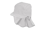 Sterntaler Unisex Schirmmütze M. Nackenschutz 1511410 Baskenm tze, Grau...
