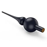 Christbaumspitze Glas Schwarz, Weihnachtsbaumspitze, UNOLIGA 26cm...