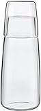Nachttisch-Karaffe und Glas-Set, Wasserkrug und Becher,...