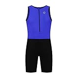 Rogelli Triathlonanzug Unisex für Damen & Herren - Ärmellos, Atmungsaktiv...
