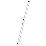 Aluminium-Seilzugleiter 2 x 18 Sprossen Arbeitshöhe bis ca. 10,30 m
