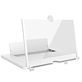NOLITOY Ausziehbarer HD Handy Bildschirmverstärker Weiß Multifunktionaler...