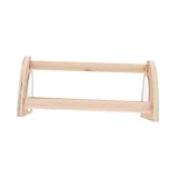 WEKADRIN Holz sitzstange für Papageien und Hühner mit Sicherer...