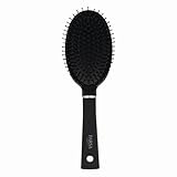 PARSA Beauty Trend Line Haarbürste oval (Schwarz) mit Kunststoffpins –...