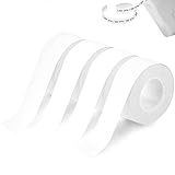 Geeignet für Etikettendrucker, 4 Rollen Selbstklebende Etikettenband...