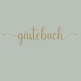 Elegantes salbeigrünes Gästebuch: Über 100 Leere Seiten – Cremeweißes...