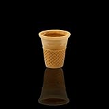 Cone King's Waffelbecher Klein mit Doppelrand, Knusprige Eiswaffeln,...