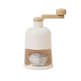 Bumdenuu Manueller Eiszerkleinerer, drehbar, handrasiert, kleine manuelle...