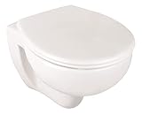 aquaSu® Wand WC-Set, Tiefspüler, Spülrandlose Toilette, Hängetoilette,...
