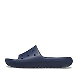 Crocs Unisex Classic Slide V2 Slide, Navy, 38/39 EU