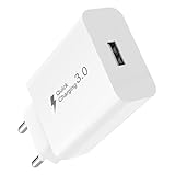 Newding 18W Ladegerät Quick Charge 3.0 Schnellladegerät USB, USB-A Power...