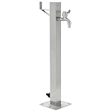 vidaXL Wassersäule Edelstahl 65 cm Wasserzapfsäule Wasserzapfstelle...