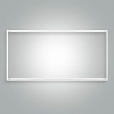 Aluminium Aufbaurahmen 120x60cm weiß für Aufbau-Montage eines LED Panels...