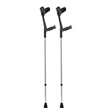Dr. Paul Koch Krücken Paar Schwarz - Gehhilfe Aus Aluminium Mit...
