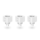 Hama WLAN Steckdose, 3er Pack (mit Matter Smart Home, universal, WLAN...