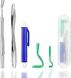 Zeckenzange, menschlich, Zange aus Edelstahl, zum Entfernen von Flöhen...