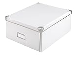 Idena 10520 - Aufbewahrungsbox aus festem Karton, Deckel mit verstärkten...