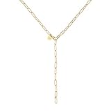 GD GOOD.designs Gliederkette Gold Damen - Wasserfeste Y Kette I...
